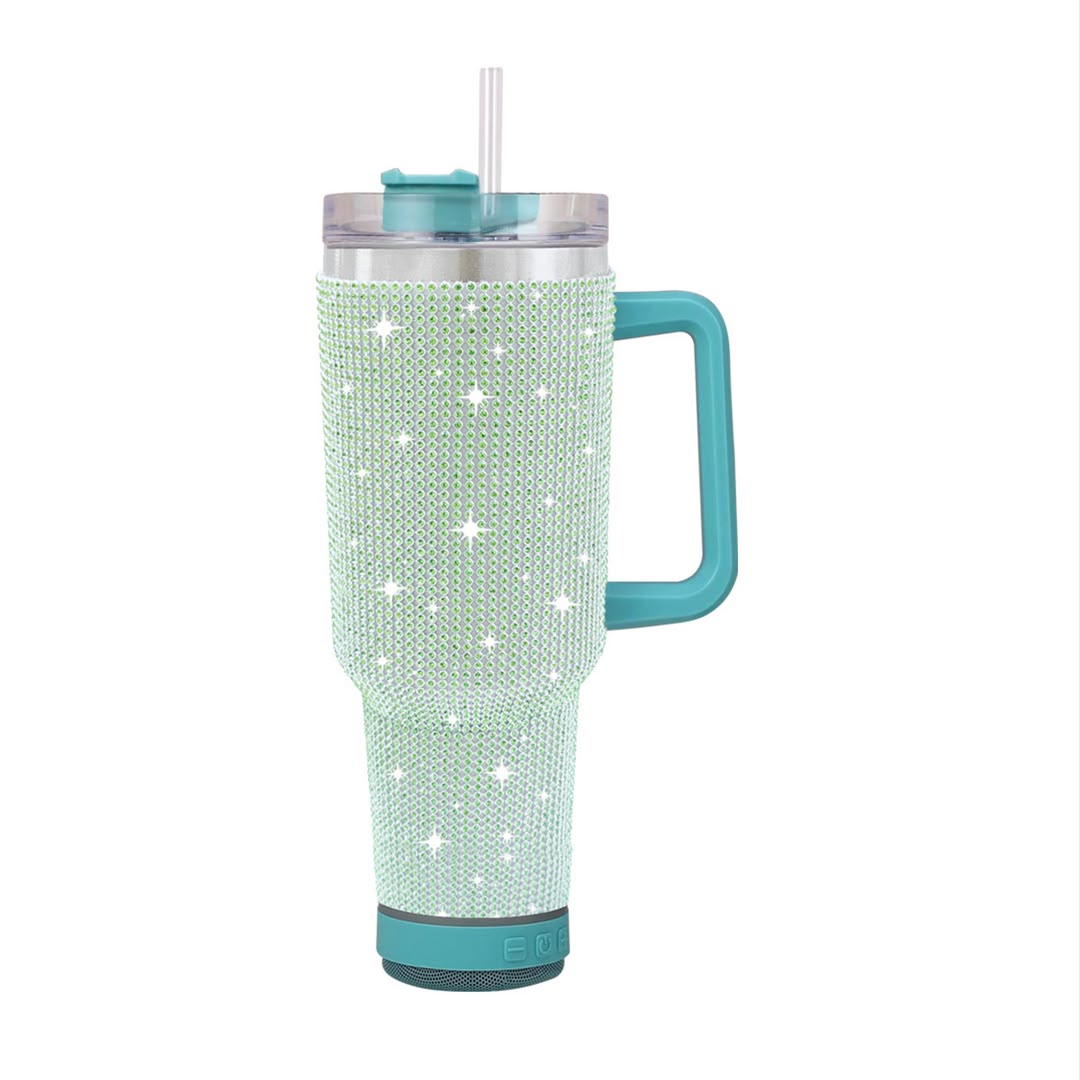 Vibe cup- Rhinestone Bluetooth Tumbler