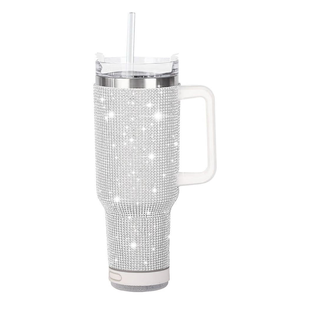 Vibe cup- Rhinestone Bluetooth Tumbler